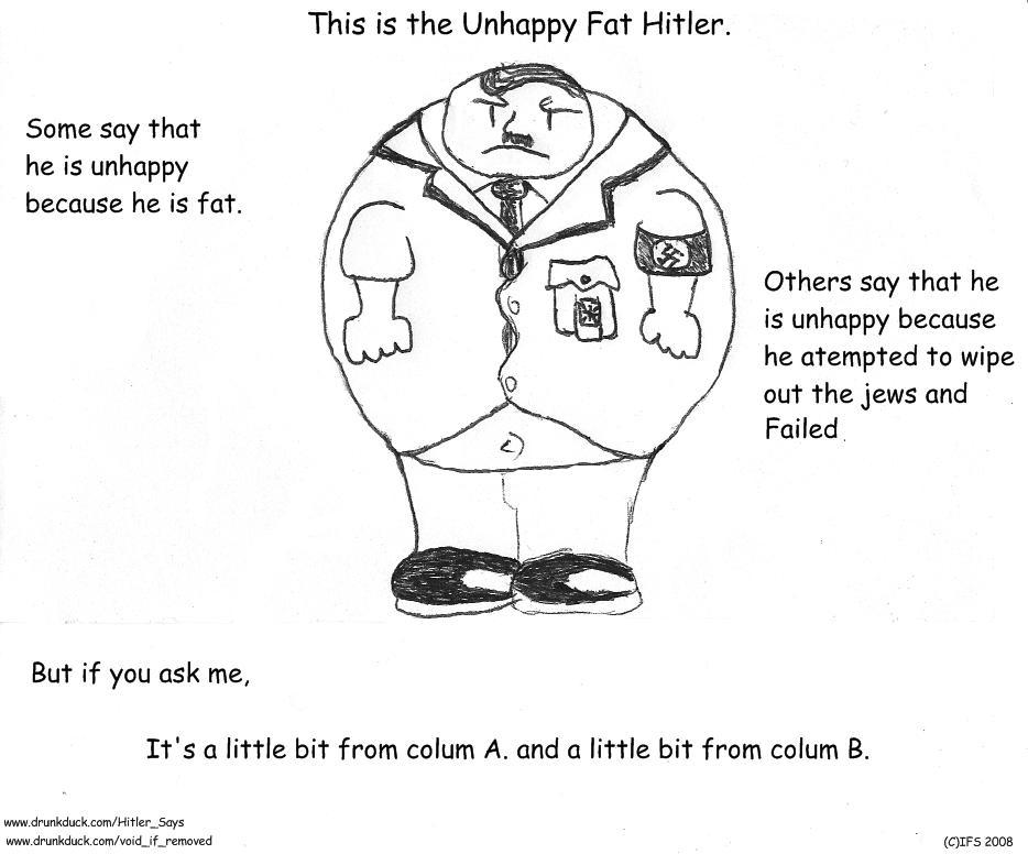 Fat Unhappy Hitler