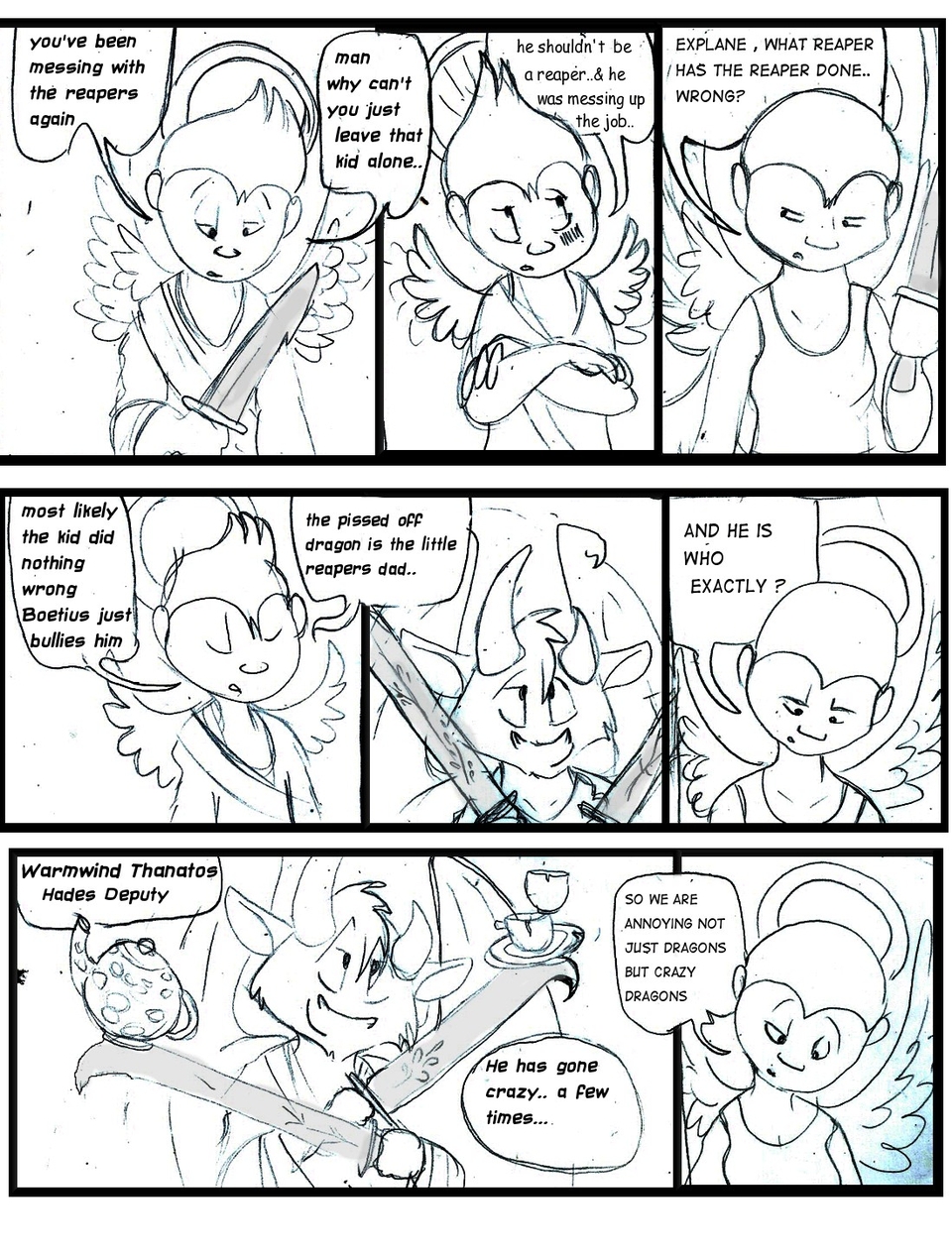 pissing off dragons