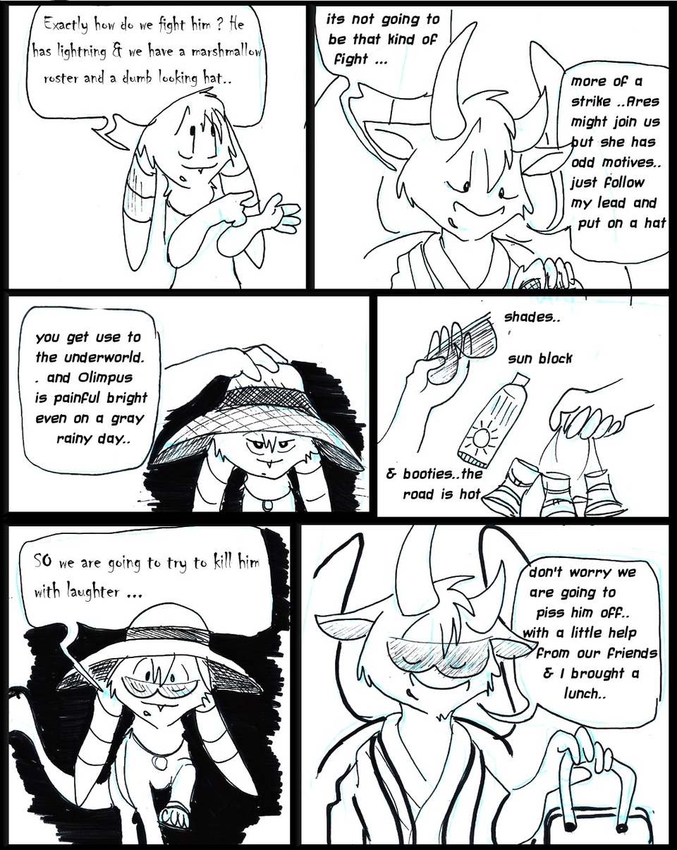 kill him with laughter..