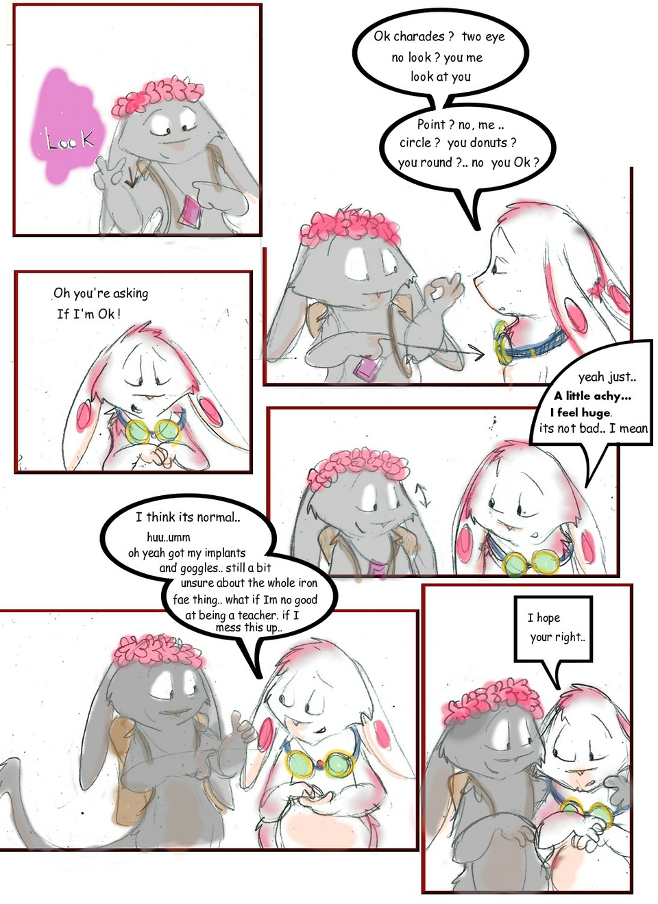boo figures out a sign 