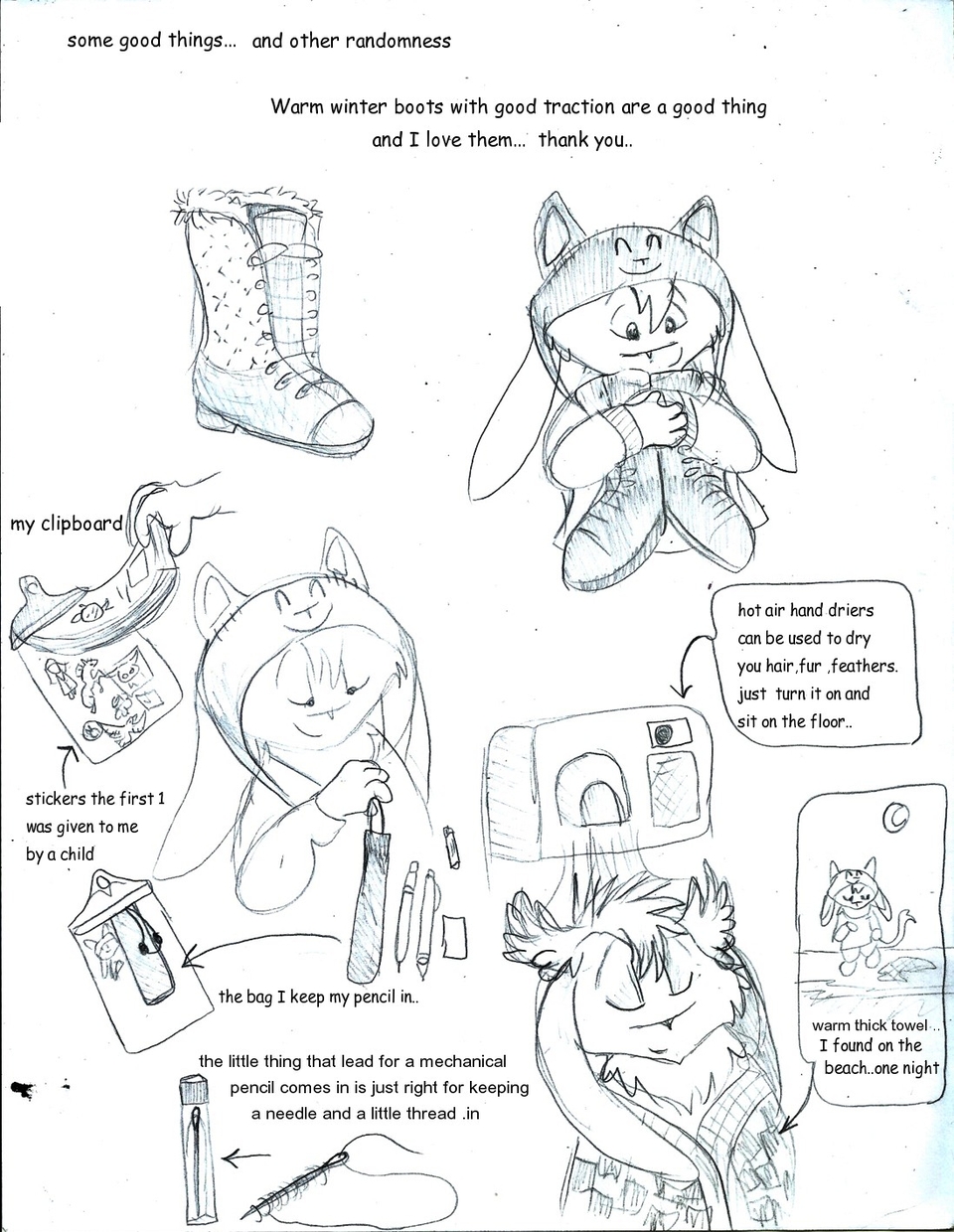 randomness and boots..