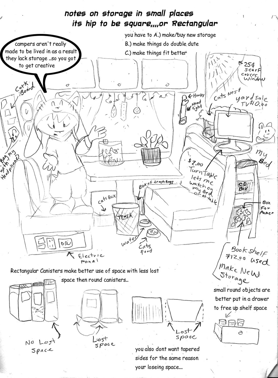 storage notes