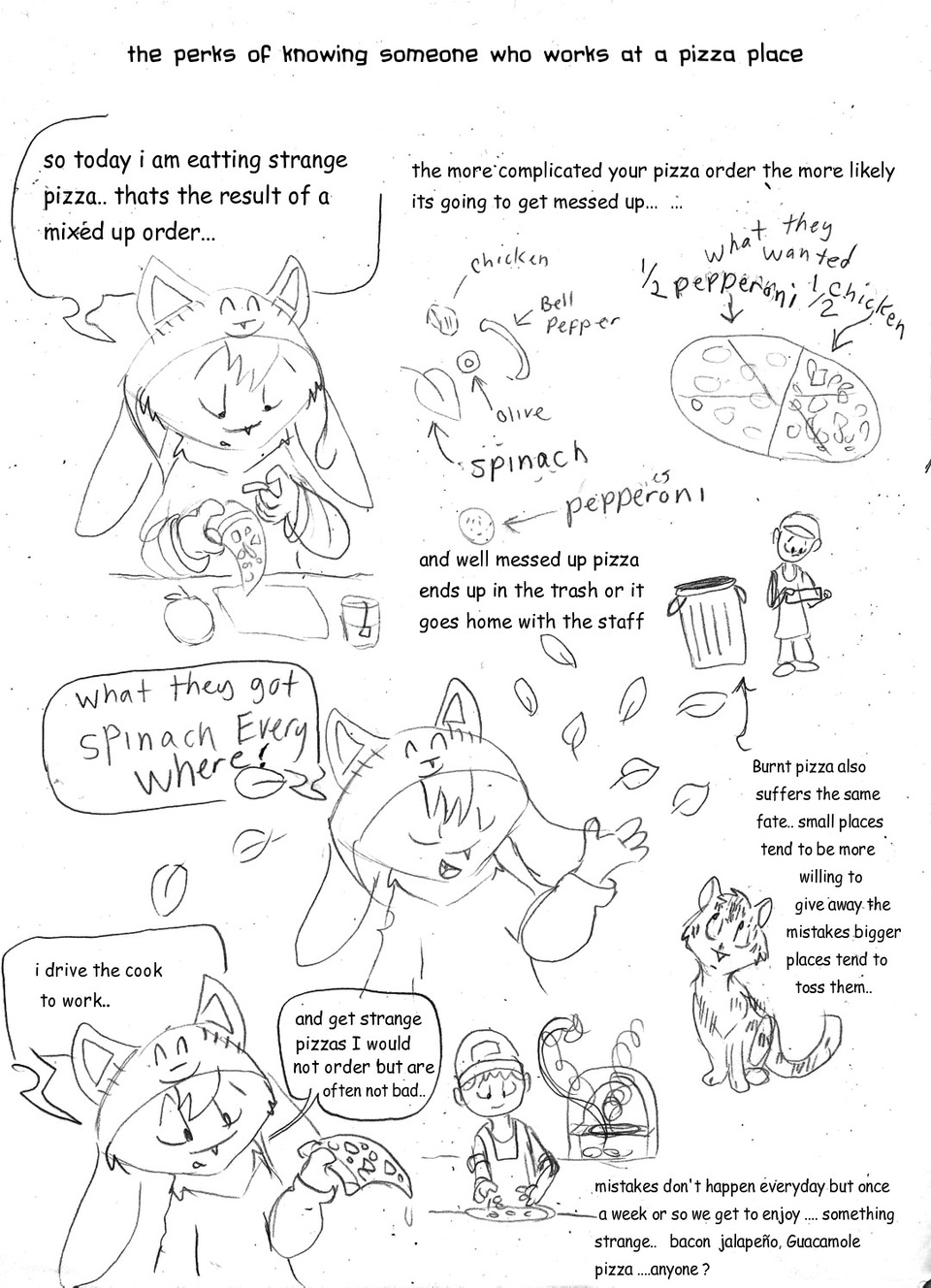 strange pizza 