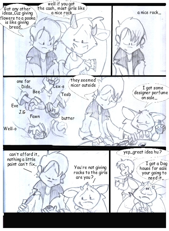 give rocks...