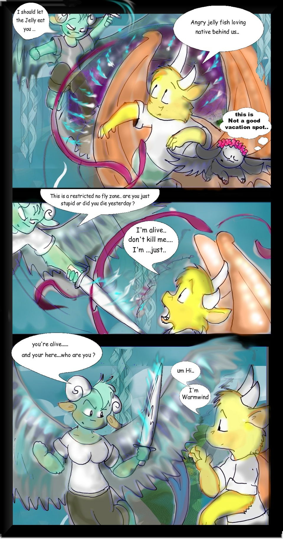 angry jelly fish loving natives 