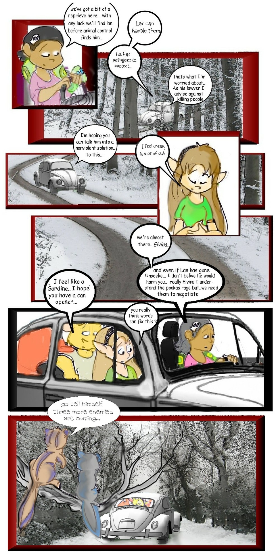 bad roads...