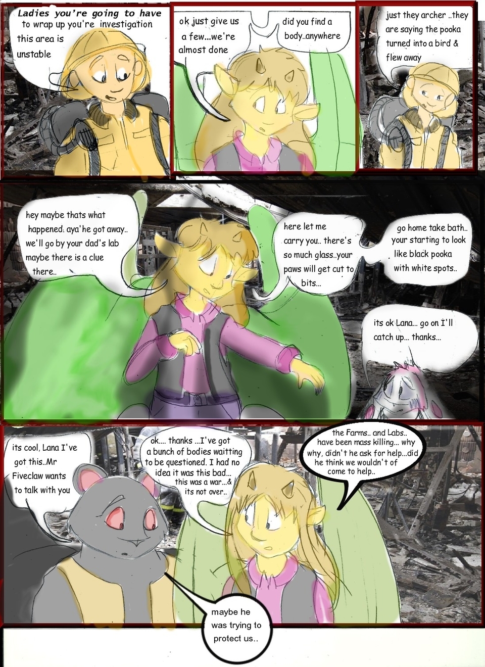 maybe...he left a clue