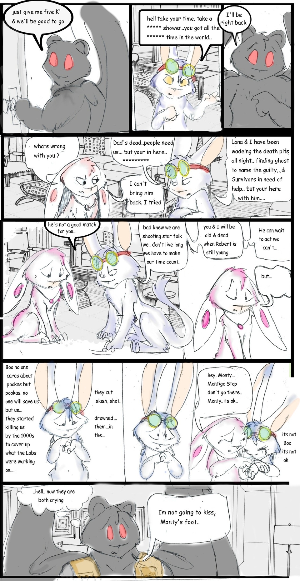 I wont kiss his foot 