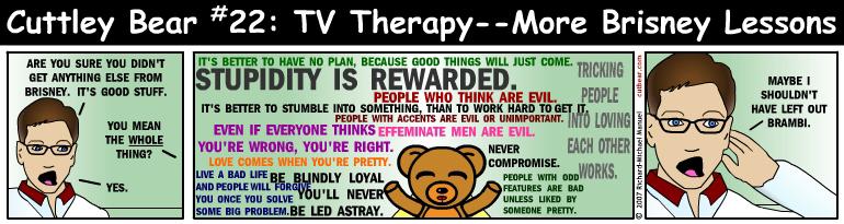 22--Cuttley Bear:  TV Therapy 5