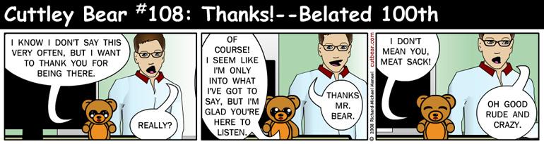 108--Cuttley Bear: Thanks!