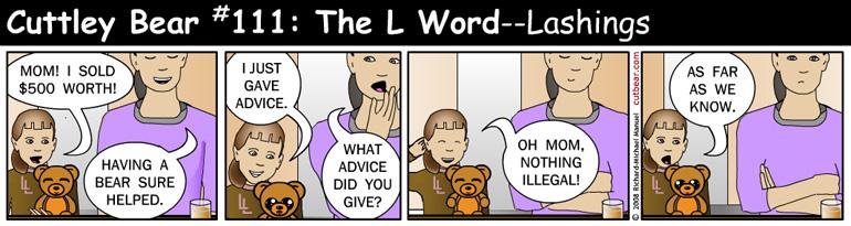 111--Cuttley Bear: The L Word 10--Monday through Thursday