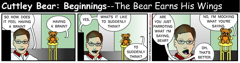 242--Cuttley Bear: Beginnings--Daily 