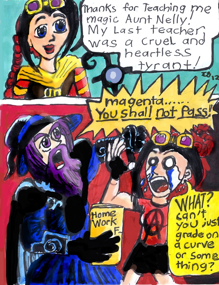 The last teacher was a tyrant!