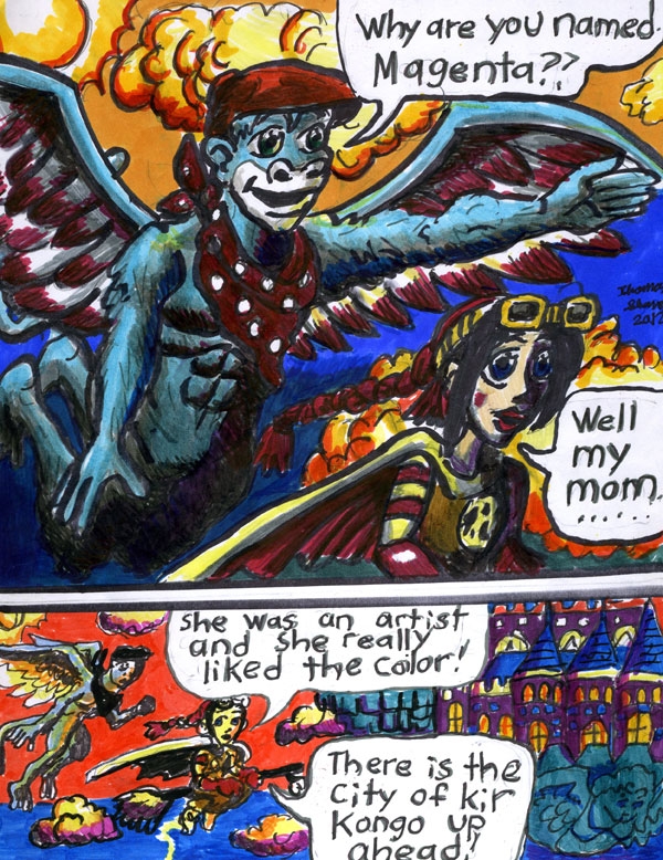 How Magenta got her name.