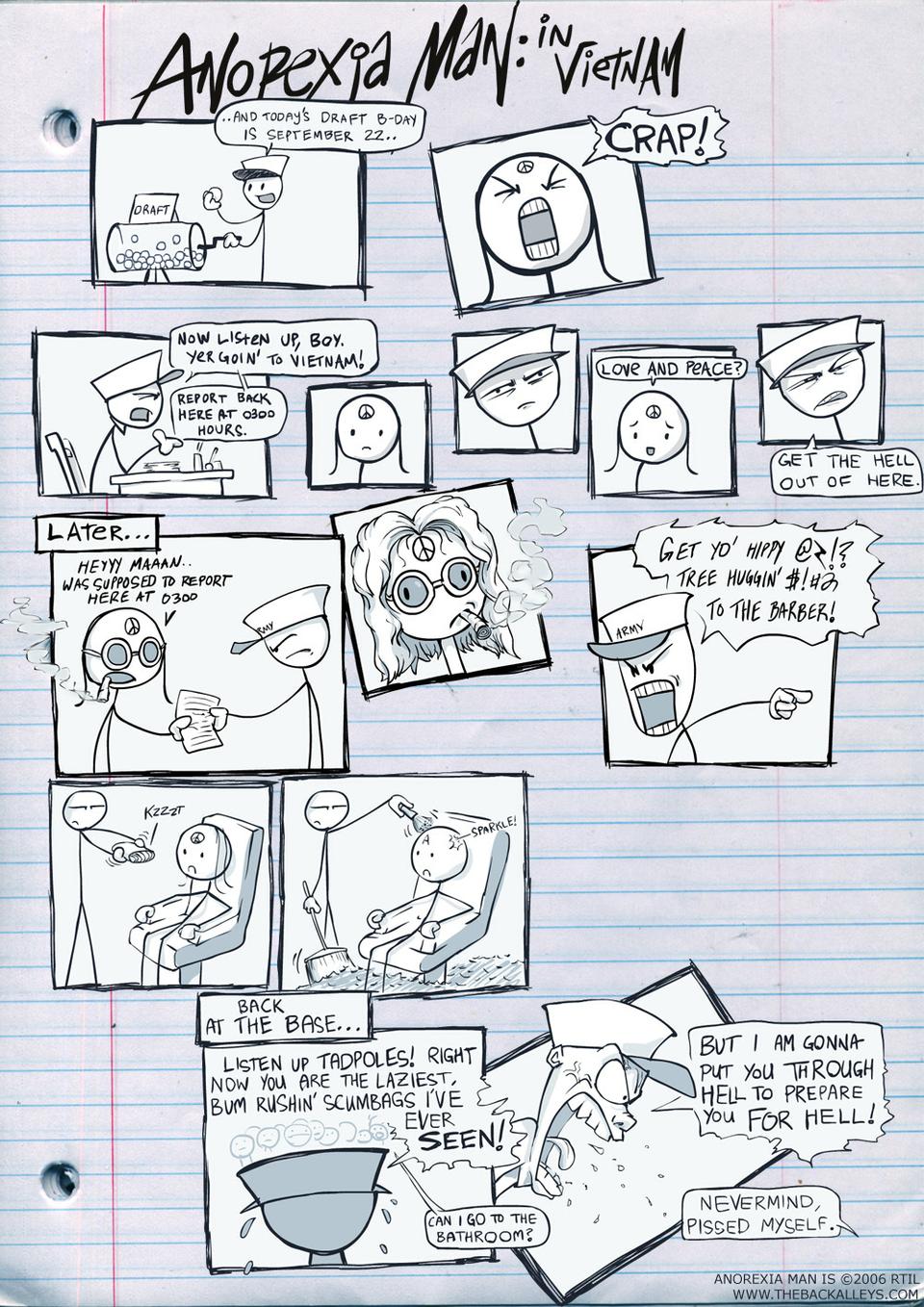 Anorexia Man: In Vietnam - Page 1