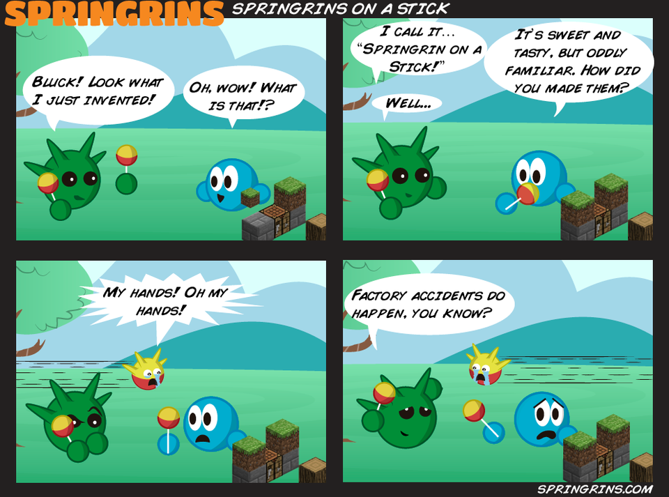 Springrins on a stick