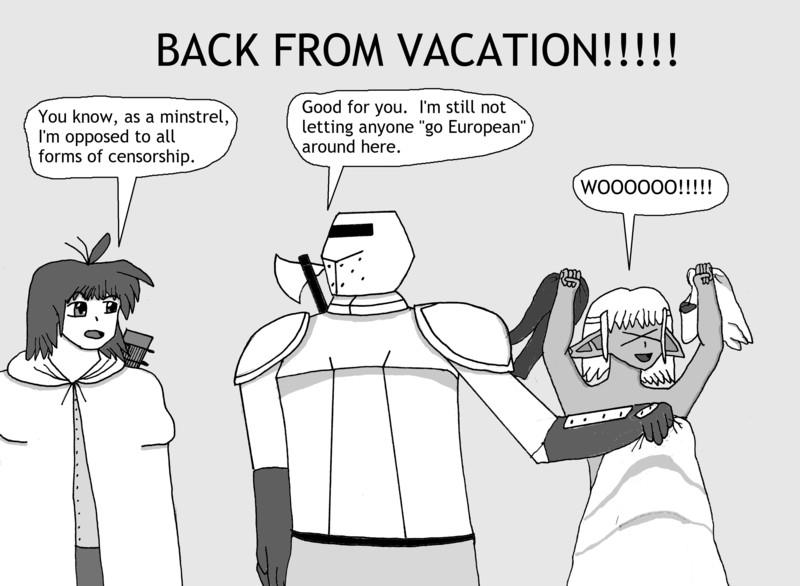 Back from vacation