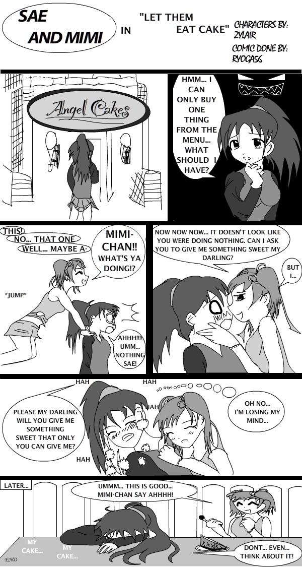 #38. Art trade comic: Mimi and Sae