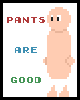 Go to 'Pants are Good' comic