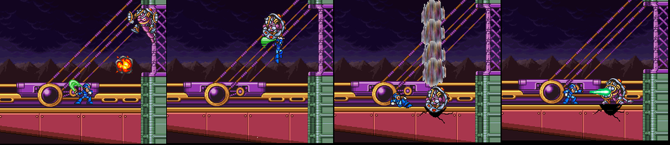 Team Blue Vs Team Wily:Megaman vs Armored Armadillo