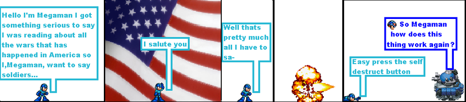 Filler 1:Megaman's Salute to American Soldiers