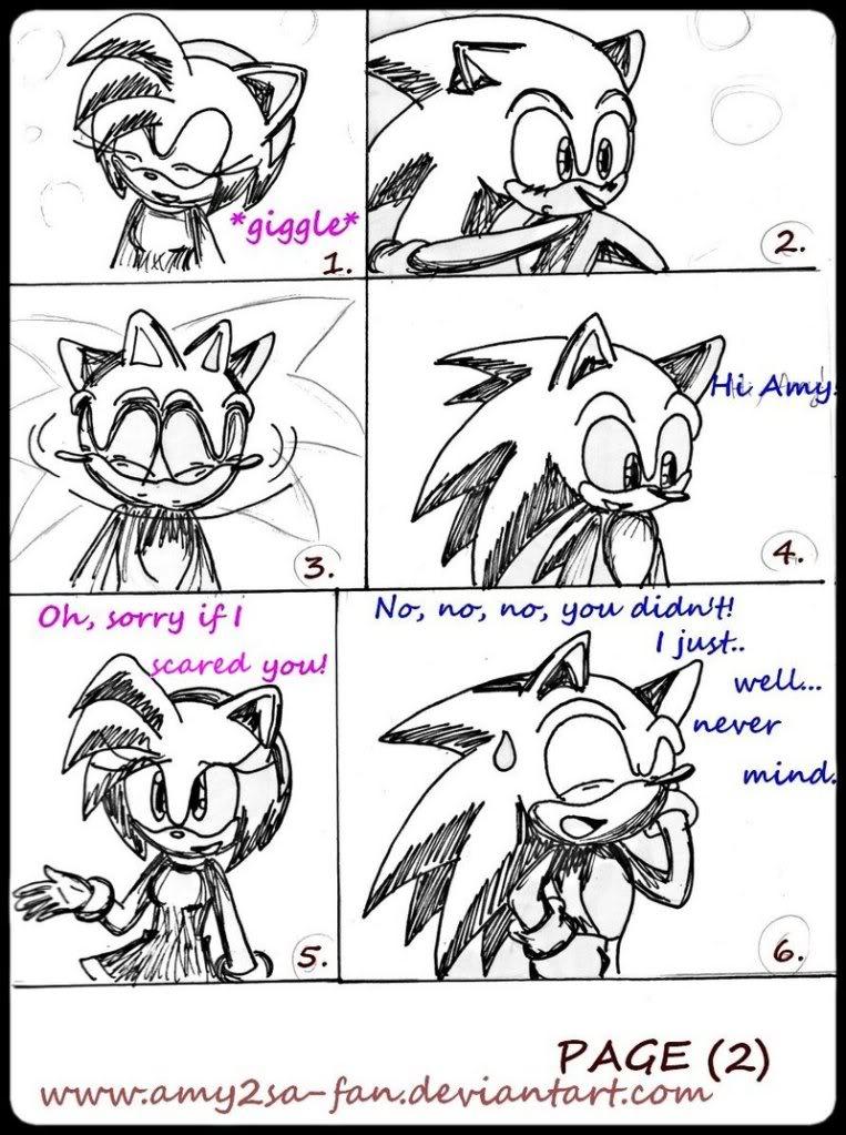 Sonic and Amy comic page 2