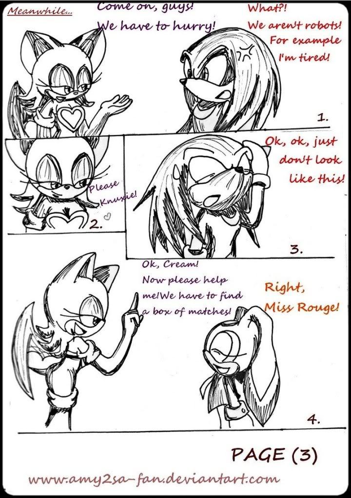 Sonic and Amy comic page 3