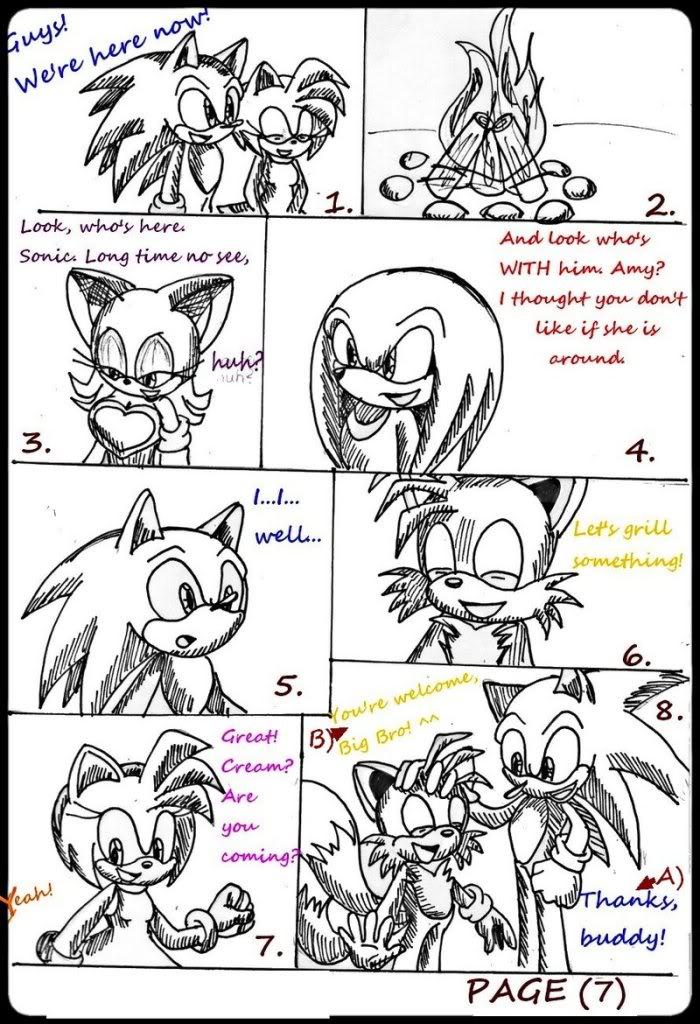 Sonic and Amy comic page 7