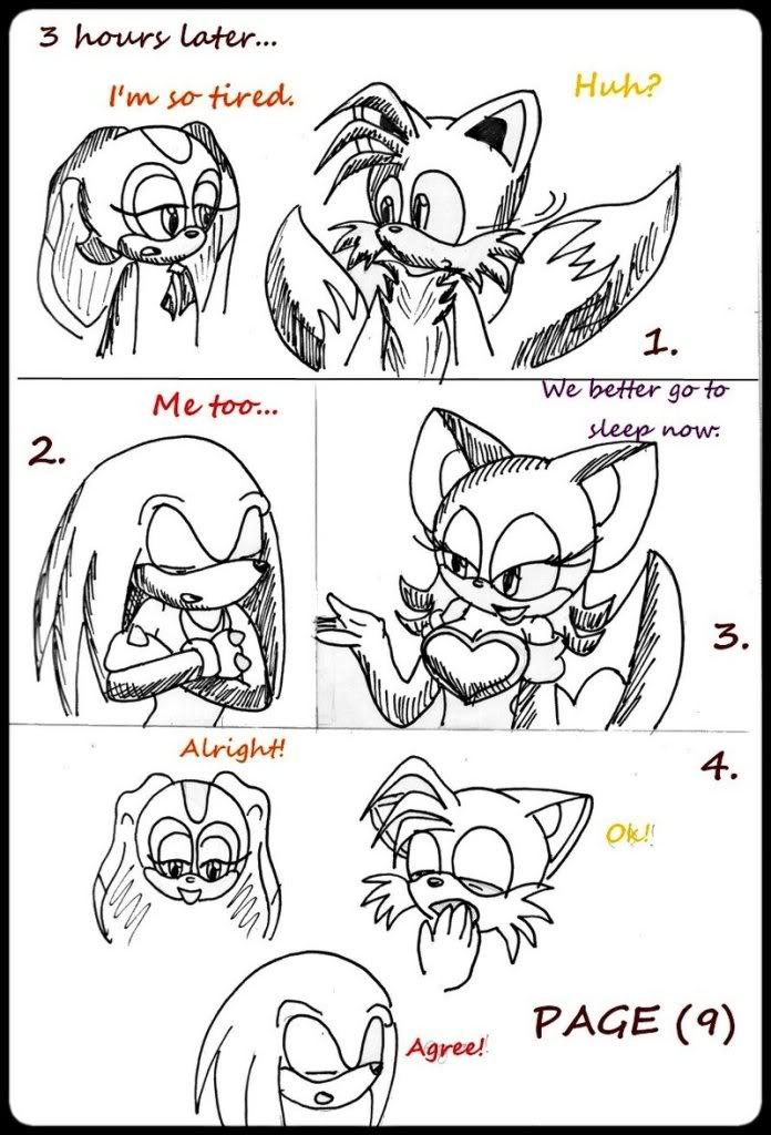 Sonic and Amy comic page 9