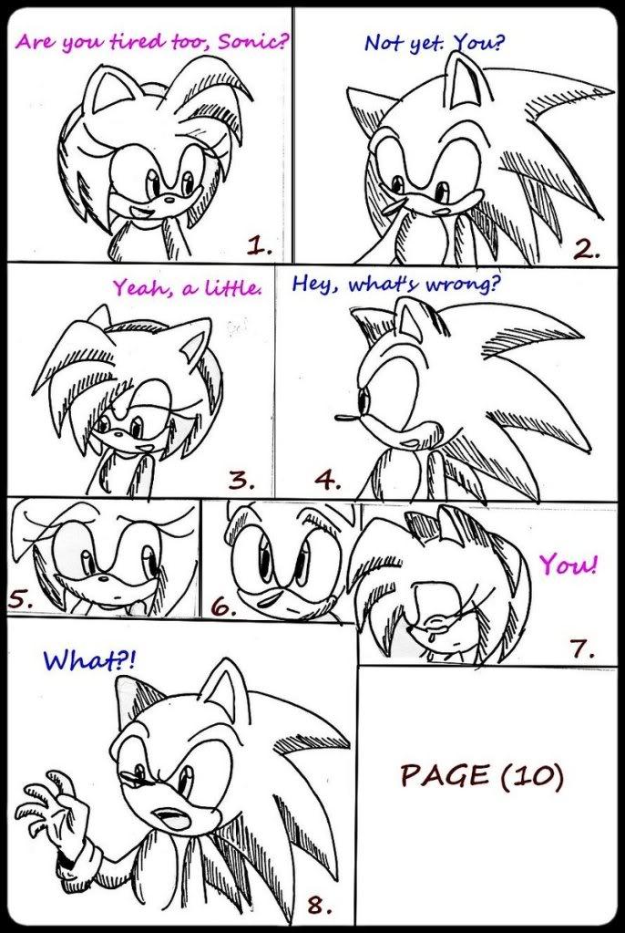 Sonic and Amy comic page 10