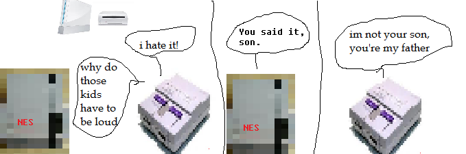 Console Me oldscool: Not my real father.
