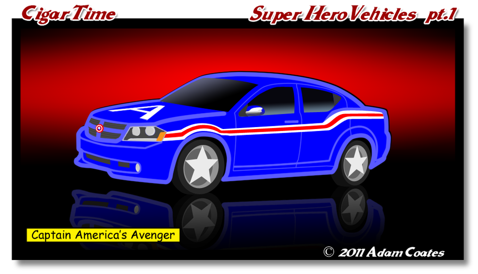 Super Hero Vehicles #1