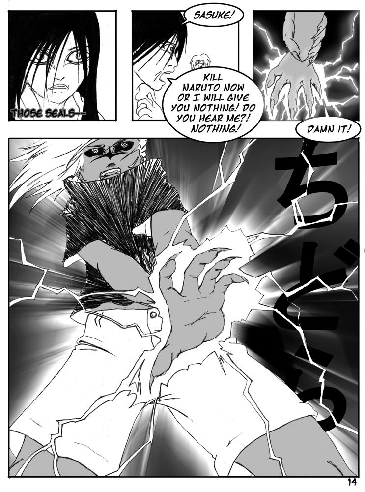 Naruto: Blood Inheritance, Chapter Four:"My Monster or Yours", p14