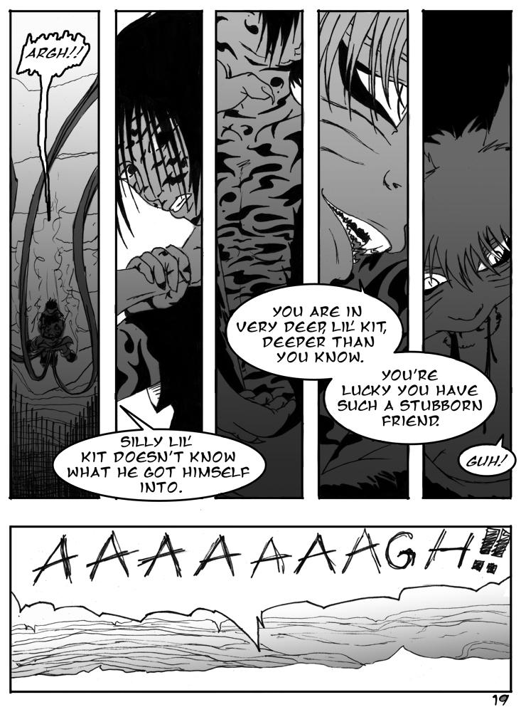 Naruto: Blood Inheritance, Chapter Four:"My Monster or Yours", p19