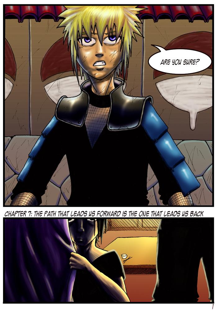 Naruto: Blood Inheritance, Chapter Six: "The Path That Leads Us Forward is the Path that Leads Us Back ", p1