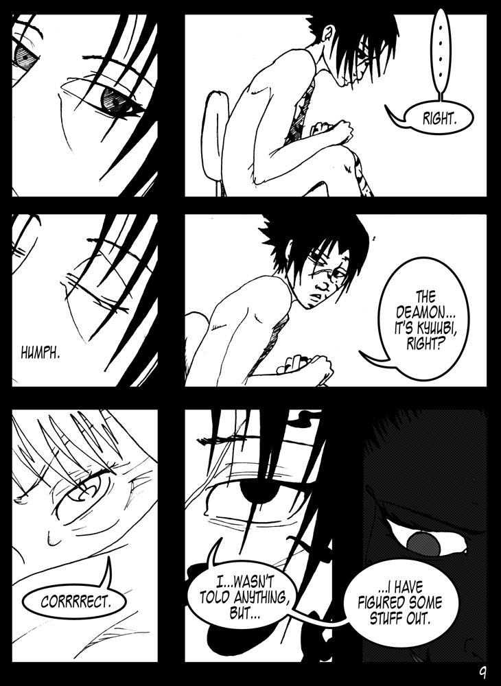 Naruto: Blood Inheritance, Chapter Six: "The Path That Leads Us Forward is the Path that Leads Us Back ", p9
