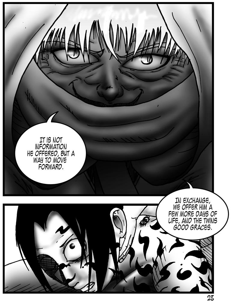 Naruto: Blood Inheritance, Chapter Six: "The Path That Leads Us Forward is the Path that Leads Us Back ", p23