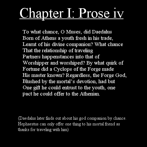 Chapter 1, Prose iv (plot explanation Pages 25-33)