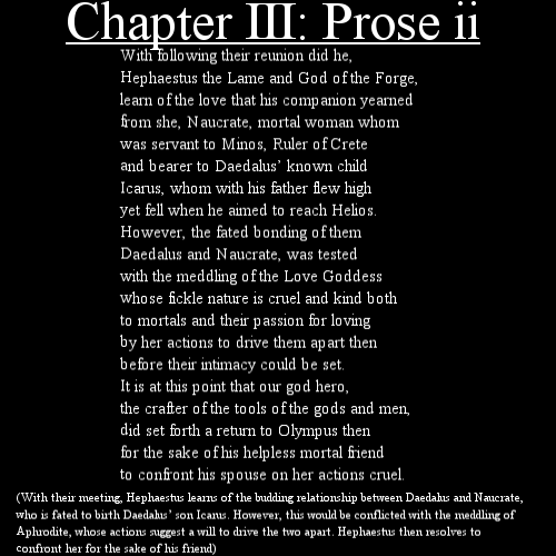 Chapter 3, Prose ii (plot explanation Pages 8-13)