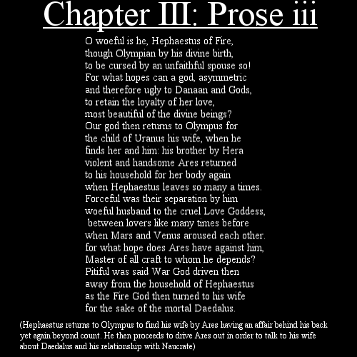 Chapter 3, Prose iii (plot explanation Pages 14-17)