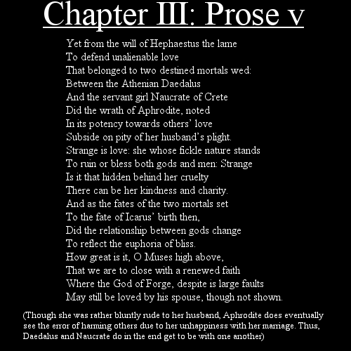 Chapter 3, Prose v (plot explanation Pages 26-28)