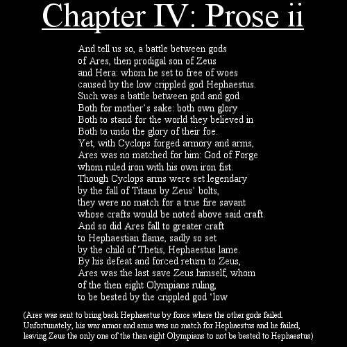 Chapter 4, Prose ii (plot explanation Pages 4-12)