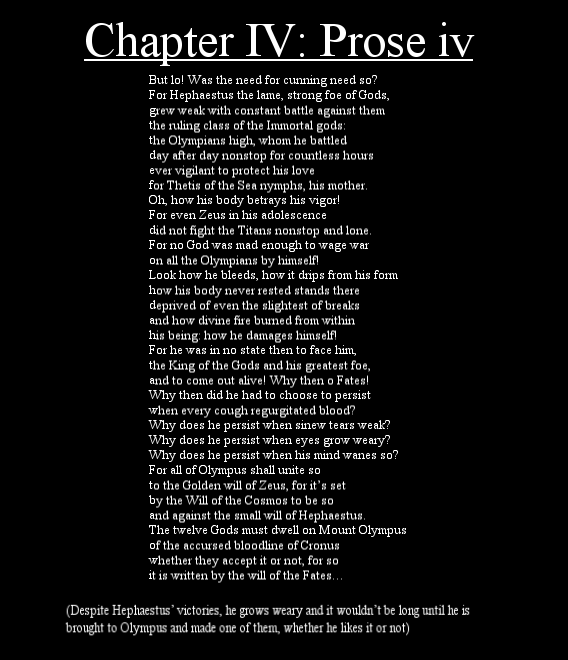 Chapter 4, Prose iv (plot explanation Pages 17-21)