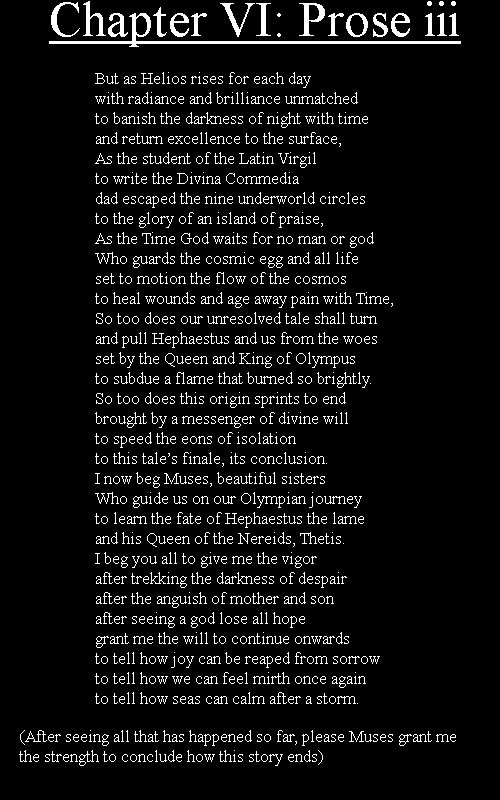 Chapter 6, Prose iii (plot explanation Pages 12-16)