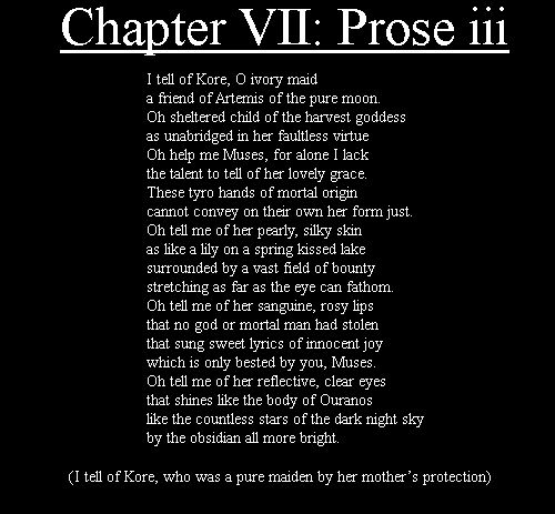 Chapter 7, Prose iii (plot explanation Pages 11-16)