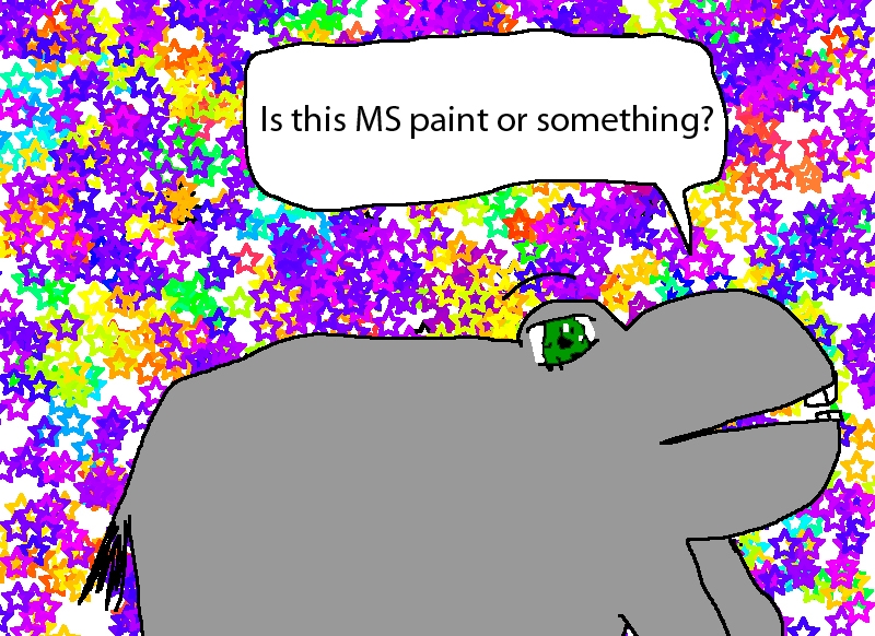 MS paint...