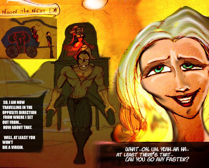 NOON THE NEXT DAY...