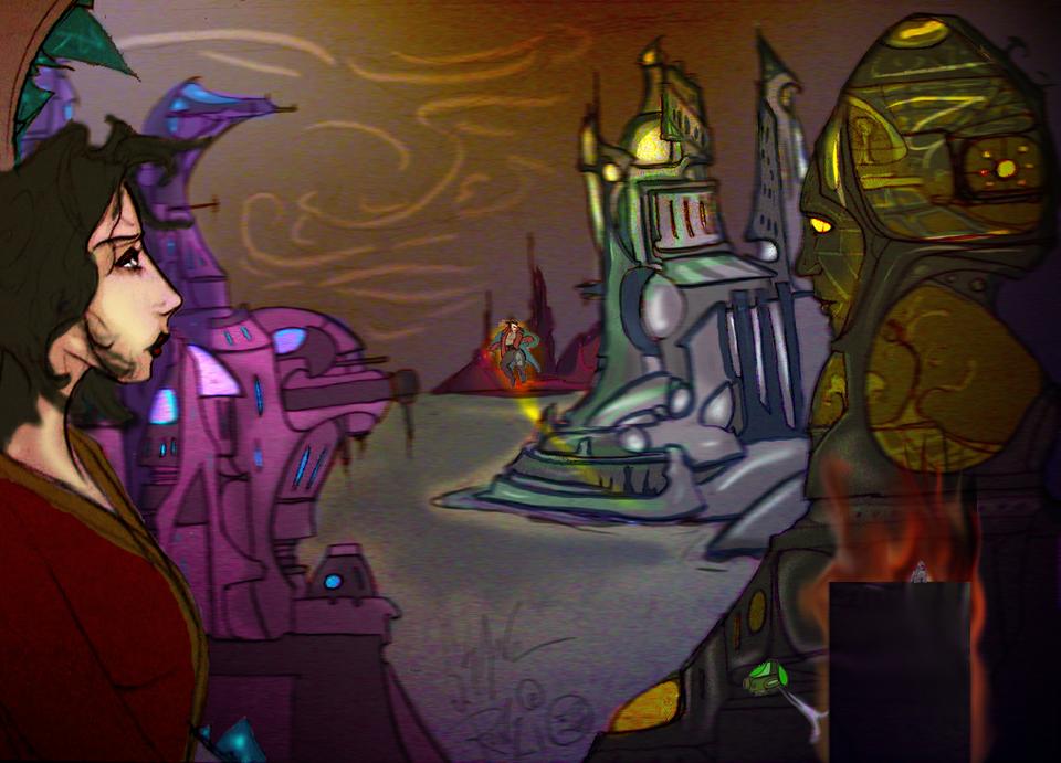 SOUIX LOOKS OUT AT RETROSPECT CITY AS DANGER SON MAKES EXIT
