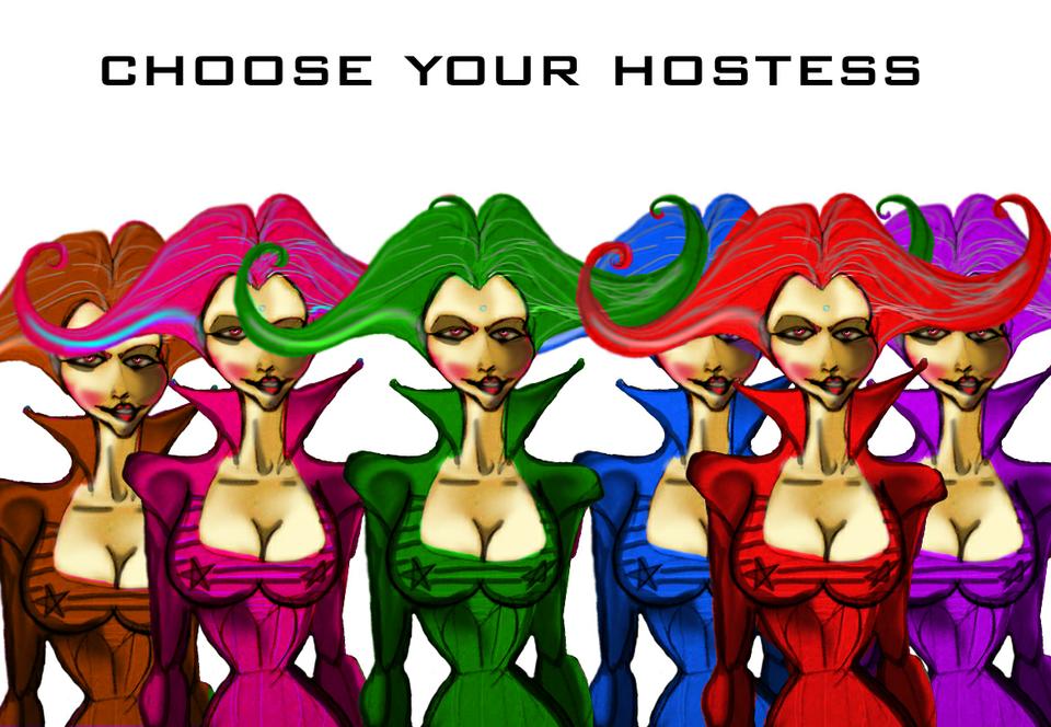 BONUS PAGE---CHOOSE YOUR HOSTESS