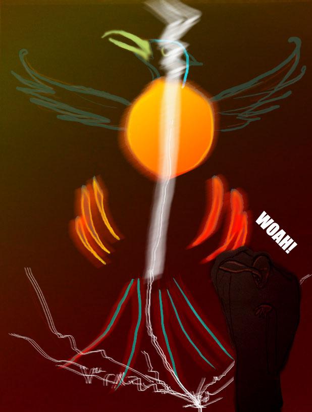 Feirce Lightning Eagle Strike